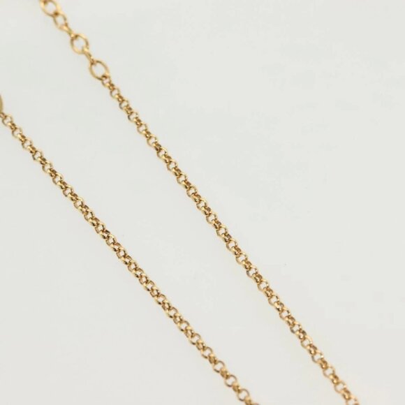 LOUIS VUITTON Collier LV Tribute Necklace metal Gold M00569 LV Auth 138912 - Picture 6 of 16